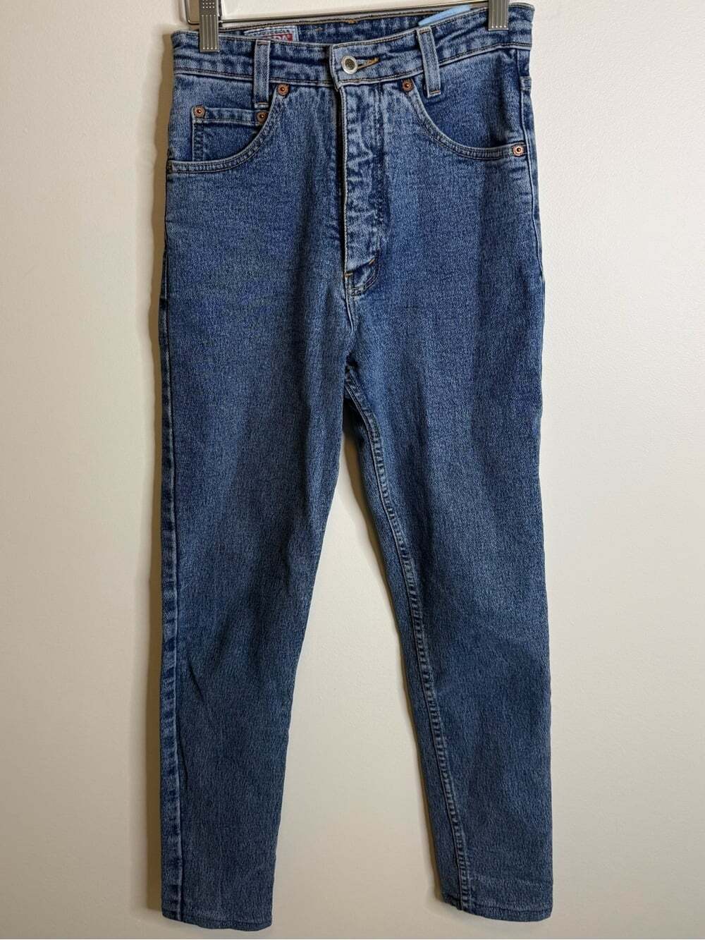 Women's High-Rise Skinny Jeans in Dark Blue Denim size 26 ikeda